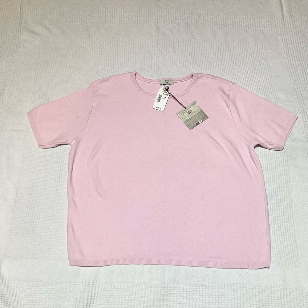 NWT North West Blue Casuals Size XL 100% Cotton Short Sleeve Sweater Brand New!